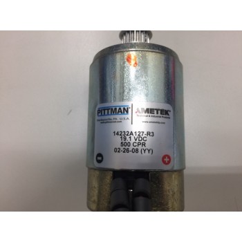 ASYST 9700-9102-01 Mini-Motor Assy Pittman part# 14232A127-R3 19.1 VDC 500 CPR